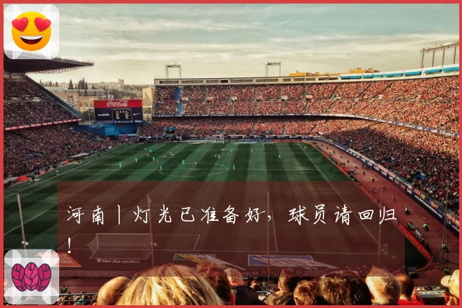 河南丨灯光已准备好，球员请回归！